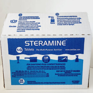 Steramine Sanitizer Tablets 1-G