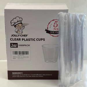 1000 Shot Glasses Premium 2oz Clear Plastic Disposable Cups