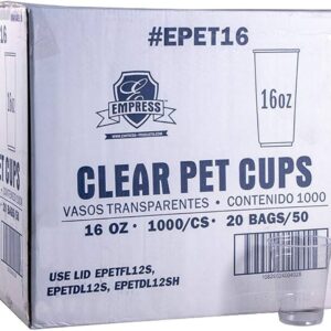Empress PET Clear Cup 16 oz